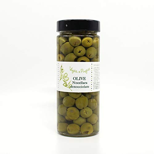 Voglia Di Puglia Olive Siciliane Verdi Denocciolate Da Tavola 330G
