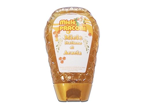 350Gr Miele Di Acacia In Bottiglietta Richiudibile. 100% Italiano Di Alta Qualità. Ottimo Anche Come Dolcificante.