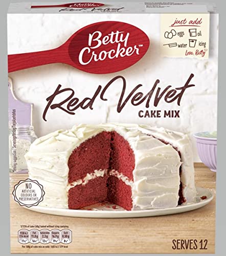Betty Crocker Red Velvet Cake Mix 425G - Backmischung