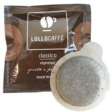 100 Cialde Filtro Carta 44 Mm Lollo Caffe' Classico Espresso Originali