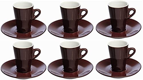 Tognana Tazzine Caffe' 6Pz Elegant Cioccolato