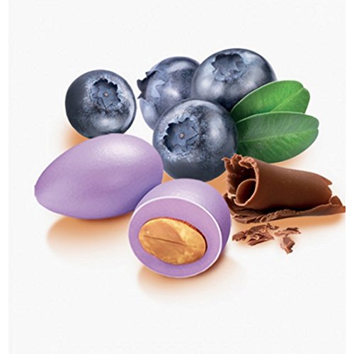 Confetti Viola Papa Dragees Ciocco Mirtillo Dolceamaro G 500