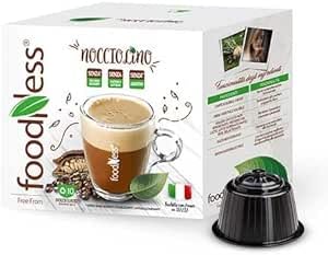 Foodness Nocciolino - 60 Capsule Compatibili Con Macchine Dolce Gusto 6 Confezioni Da 10 Capsule