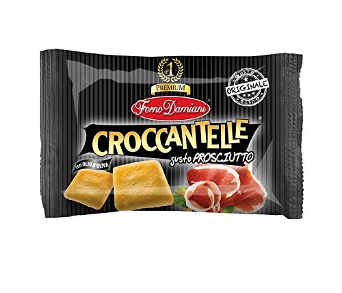 Croccantelle Forno Damiani Gusti Vari - 1 Confezione Da 25 Buste (Prosciutto)