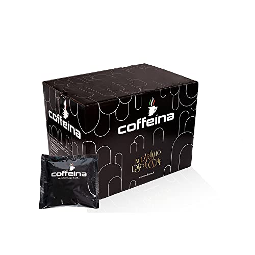 100 Cialde Caffè Coffeina Miscela Nera Filtro Carta Ese 44 Mm