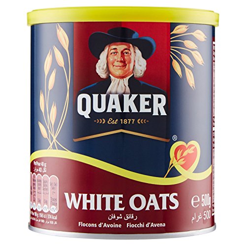 Quaker White Oats Fiocchi Di Avena, 500G