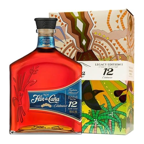 Rum Flor De Caña Grand Reserve 12Years (6 Pz) Legacy Edition I -Centenario 70Cl-Astucc