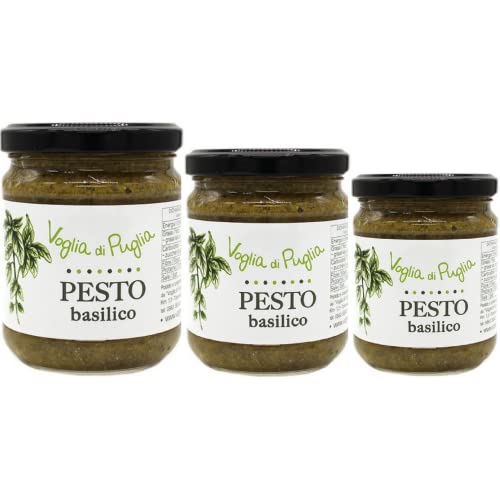 Voglia Di Puglia Pesto Alla Genovese In Olio Extravergine D'Oliva 190G 100% Made In Italy