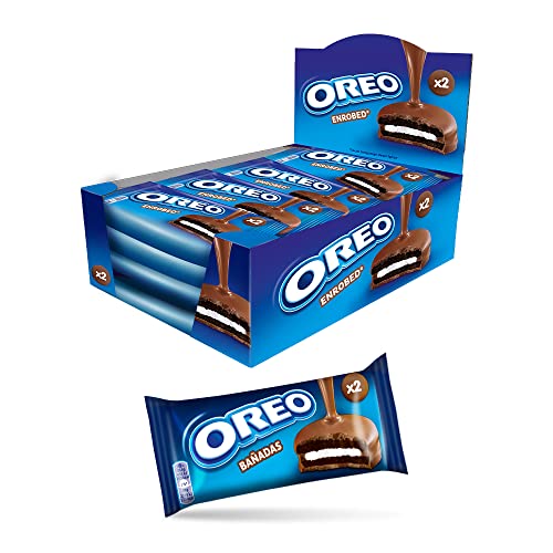 Oreo Banadas Choco, Biscotti Con Copertura Al Gusto Di Cioccolato Al Latte, Il Tuo Oreo Avvolto Da Una Golosa Copertura Di Cioccolato, 24X41G (24 Mono