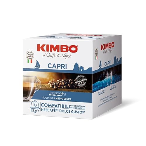 96 Capsule Kimbo Miscela Capri (Ex Intenso) Compatibile Con Nescafè Dolce Gusto