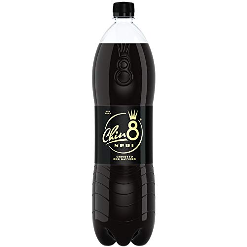 6 Bottiglie Chin8 Neri Bibita Frizzante Chinotto 1,5 Litri Frizzante