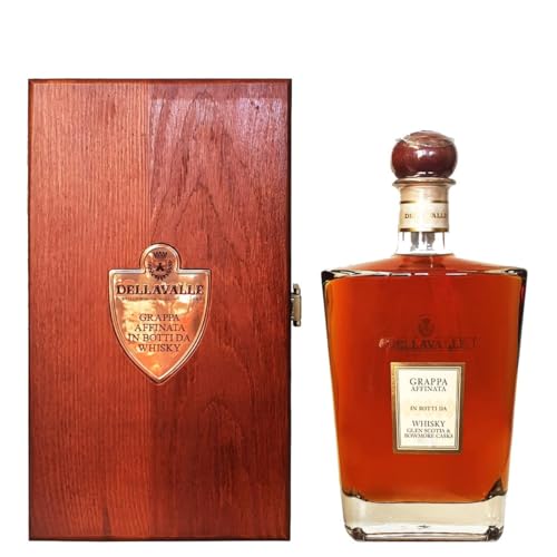 Dellavalle - Grappa Affinata In Botti Da Whisky Glen Scotia & Bowmore Casks 2007 0,70 Lt. + Box Legno