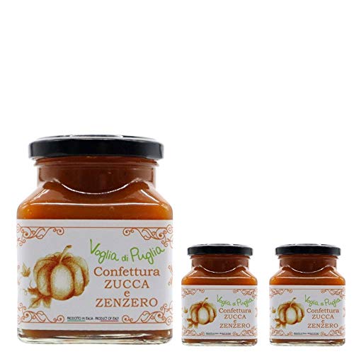 Confettura Zucca E Zenzero Made In Puglia 3 Confezioni Da 340Gr Voglia Di Puglia Made In Italy