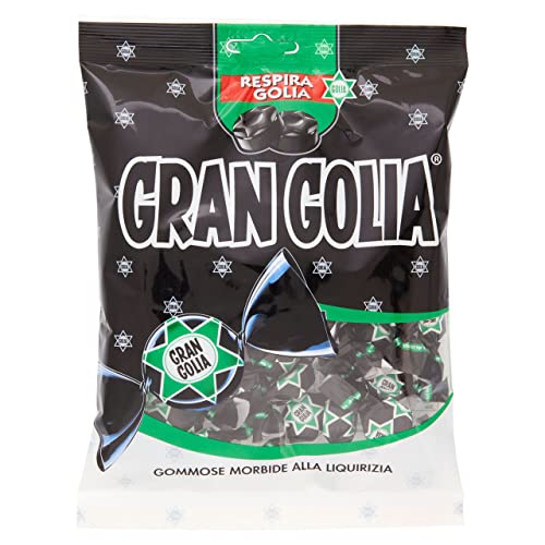 Golia Gran Golia, Caramelle Morbide, Gusto Liquirizia, Busta Da 160G