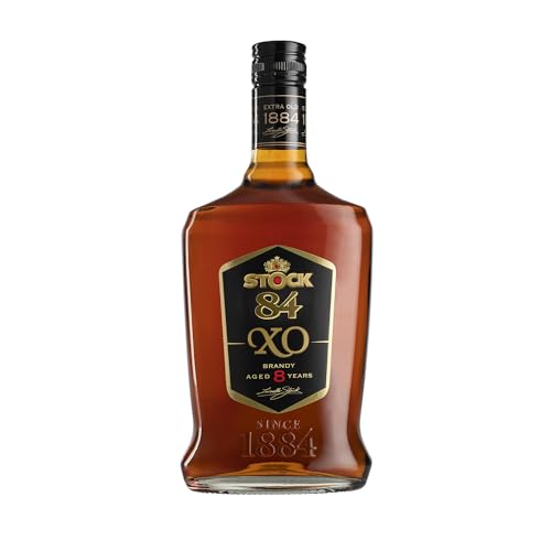 Stock 84 Xo, Brandy Con 8 Anni Di Invecchiamento In Botti Di Rovere, Distillato In Italia - 1 Bottiglia Da 700 Ml
