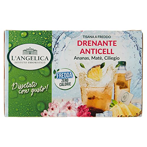 L'Angelica Tisana A Freddo Drenante Anti Cellulite, 18 Filtri