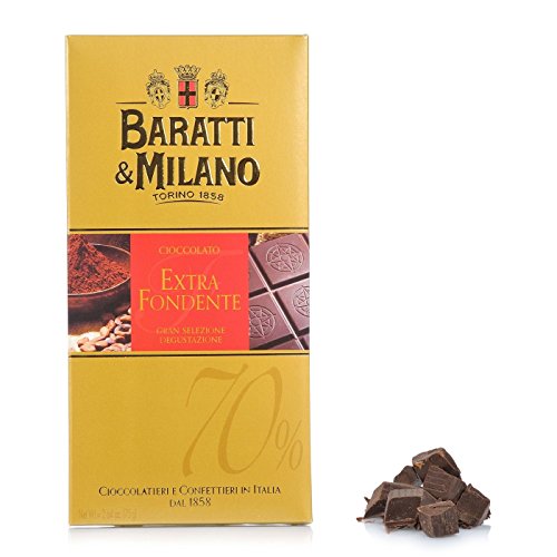 Baratti & Milano - Tavoletta Di Cioccolato Extra Fondente 70% Cacao 75Gr