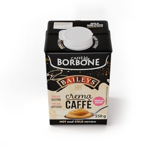 Caffè Borbone Crema Caffè Baileys - 1 Brick 550G - Crema A Base Di Latte Con Caffè Solubile Delattosata, Con Baileys - Senza Lattosio E Senza Glutine