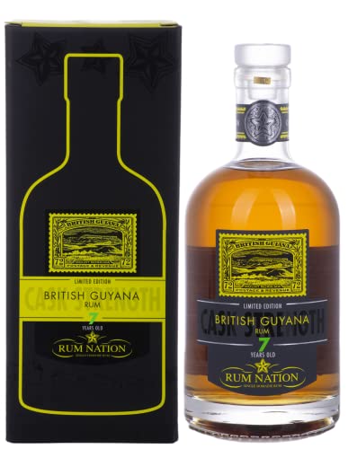 Rum Nation British Guyana 7 Years Old Limited Edition 59% Vol. 0,7L In Giftbox