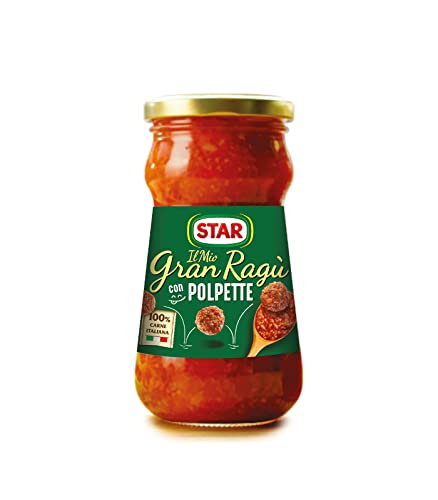 Star Il Mio Granragù Con Polpette Classiche, 360Gr, Sugo Pronto Per Tutta La Famiglia, 100% Carne Italiana Verificata, Garantita E Controllata. Senza