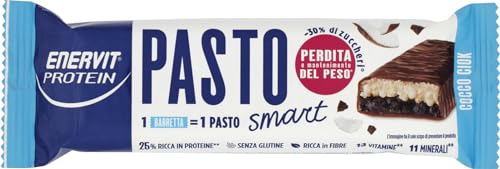 Enervit Protein - Pasto Smart Barretta Sostitutiva Del Pasto Cocco Ciok, 55G