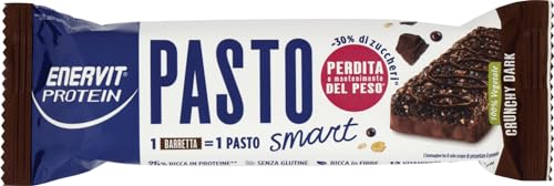 Enervit Protein - Pasto Smart Barretta Sostitutiva Del Pasto Crunchy Dark, 55G