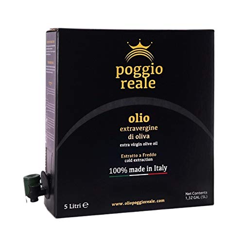 Poggio Reale Olio Extravergine Di Oliva Prodotto In Italia Bag In Box Litri 5