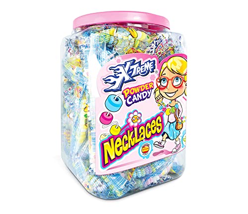 Collana Di Caramelle Johnybee Necklaces Barattolo Da 70 Pezzi Powder Candy