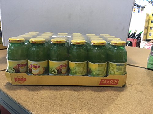Pago Ananas Pineapple Cl 20 X 24 Bottiglie In Vetro Succo Di Frutta