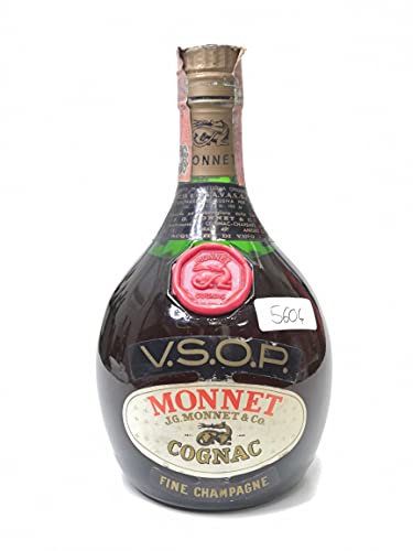 Vintage Bottle - J.G. Monnet Cognac Acquavite Di Vino Fine Champagne Vsop 0,73 Lt. - Cod. 5604