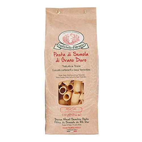 Rustichella D'Abruzzo - Rustichella D'Abruzzo - Rigatoni Di Pasta Di Semola Di Gano Duro - 500Gr