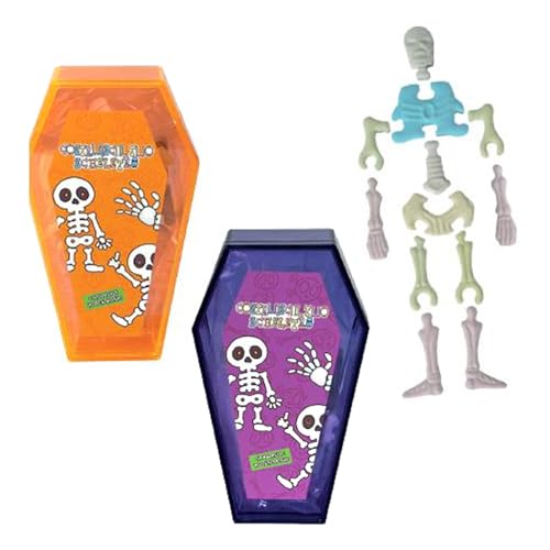 Bara Halloween Con Puzzle Scheletro Da Comporre 18 Pezzi Da 25 Grammi