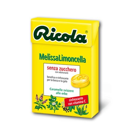 Caramelle Ricola Melissa Limoncella Astuccio Pz 20