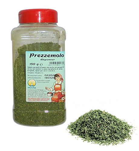 Gr 150 Prezzemolo Sminuzzato In Dispenser Per Insaporire Carni Pesci E Contorni