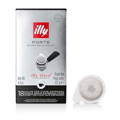 Illy Caffè In Cialde E.S.E. Monodose Tostato Forte 18 Cialde