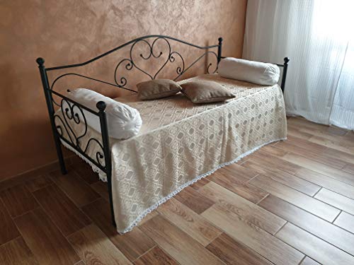 Divano Letto In Ferro Battuto Sogno (Antracite)
