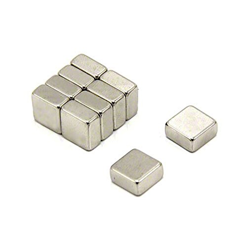N42 Magneta Neodimio Per Arti, Mestieri, Produzione Di Modelli, Fai -Da -Te, Hobby, Ufficio E Casa - 10Mm X 10Mm X 5Mm Di Spessore - Pacchetto - Pacch