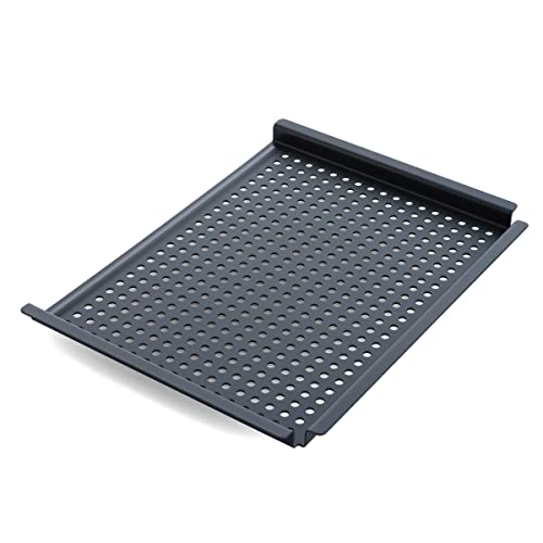 Merten & Storck Carbon Steel Griglia Multifunzione In Acciaio Al Carbonio Pre-Stagionato, Grill, Cucina All'Aperto, Barbecue, Nero