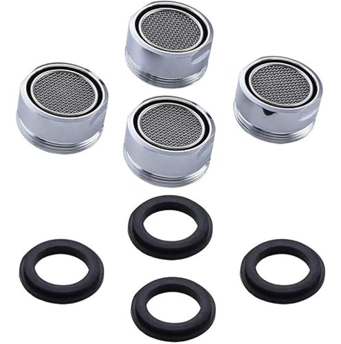 Saraoriginalshop Set 4 Pz Rompigetto M24 Aeratore Filtro Anticalcare Rubinetto Lavandino Cucina Bagno In Ottone Cromato Ed Filtro Acciaio Inox Ed Abs