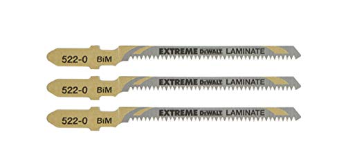 Dewalt Dt2081-Qz Lame Seghetto Alternativo - Standard Per Legno - 82 X 1.4 3 T101Aof - 3 Pezzi Per Laminato Taglio Curv