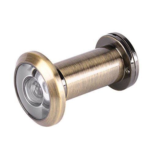 16Mm Spioncino 200 Gradi Ampio Angolo Di Visione Sicurezza Peephole Peek Door Viewer Vetro Ottico Con Con Coperchio Incluso Per Il Montaggio Su Porte