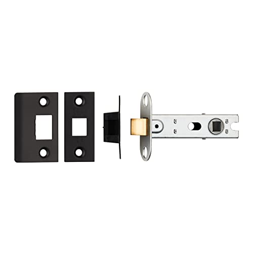 Carlisle Brass Btl30 Btl30Mb - Chiavistello Tubolare Ce B/T, 76 Mm, Colore: Nero Opaco