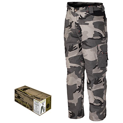 Pantalone Multitasca In Cotone Tessuto Mimetico Taglia 'Xl' - New Zip In Box - Urban Work