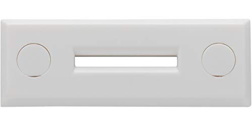 Schellenberg 51202 Guida Tapparella Standard Mini/Maxi, Angolare, Per Cinghia Da 14 Mm E 23 Mm Di Larghezza, Bianco