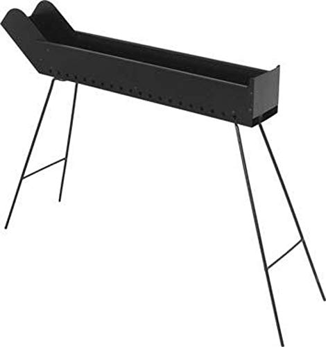 Barbecue A Carbonella Per Arrosticini Richiudibile Cuocispiedini 80X15 H Cm 65