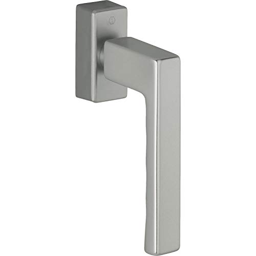 Hoppe 11736008, Maniglia Per Finestra Effetto Acciaio Inox Toulon Secu Forte, 90°, Vk 32-42, Edelstahl Effekt