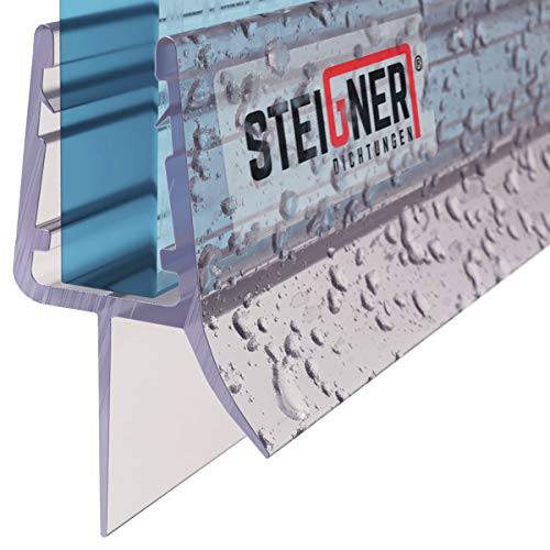 Steigner Guarnizione Doccia, 50Cm, Per Spessore Vetro 3,5/4/ 5 Mm, Guarnizione Dritta In Pvc, Uk13