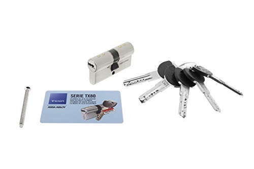 Tesa-Tesa Nichel Tx80 Bombillo Sicurezza, 35 X 35 Mm