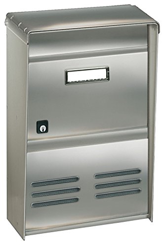 Alubox 2727010 Dr/2E Cassette P/Lettere, Inox, Rivista, 26 X 12 X 37 H