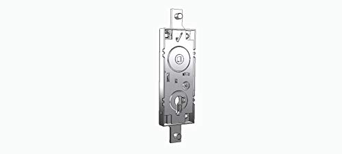 Serratura Per Basculante/Garage Cilindro A Profilo Europeo Interasse 70 Mm, Maniglia In Folle Senza Cilindro